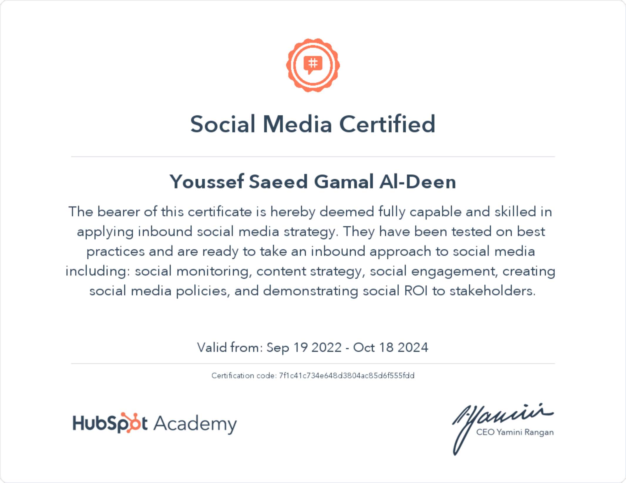 Social Media Certified